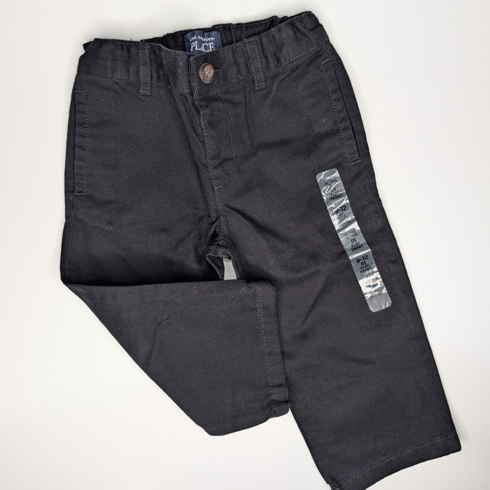 NWT The Children’s‎ Place Black Dress Slacks 9–12M